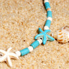 Bracelet de cheville femmes étoiles de mer